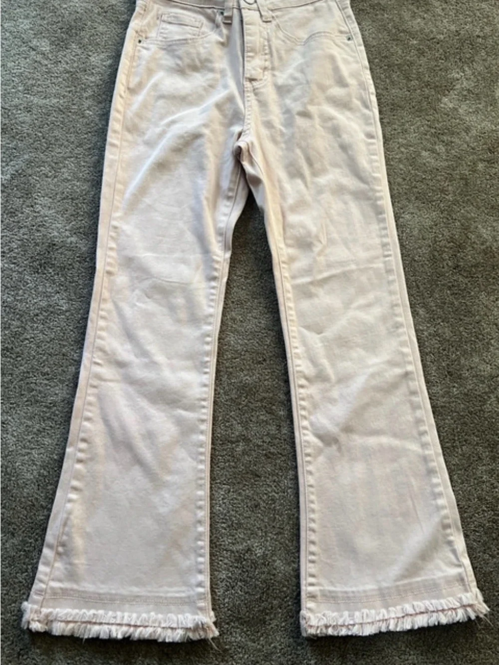 Mud Pie Blush Pink Denim Jeans with Branded Tag